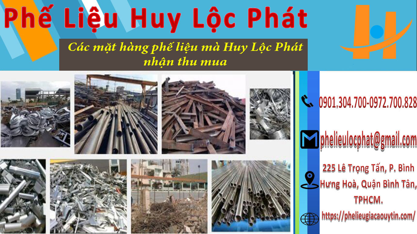 Các mặt hàng phế liệu mà Huy Lộc Phát nhận thu mua tại Quảng Ninh