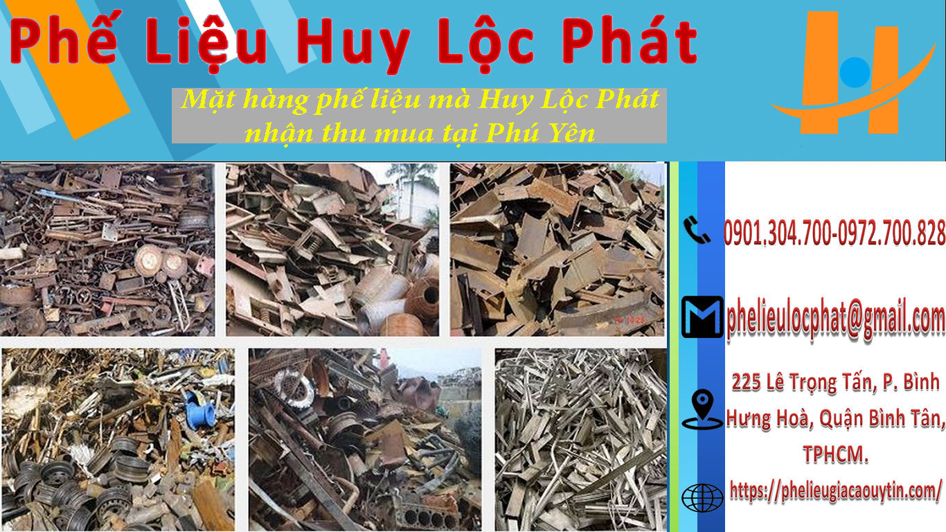 Mặt hàng phế liệu mà Huy Lộc Phát nhận thu mua tại Phú Yên