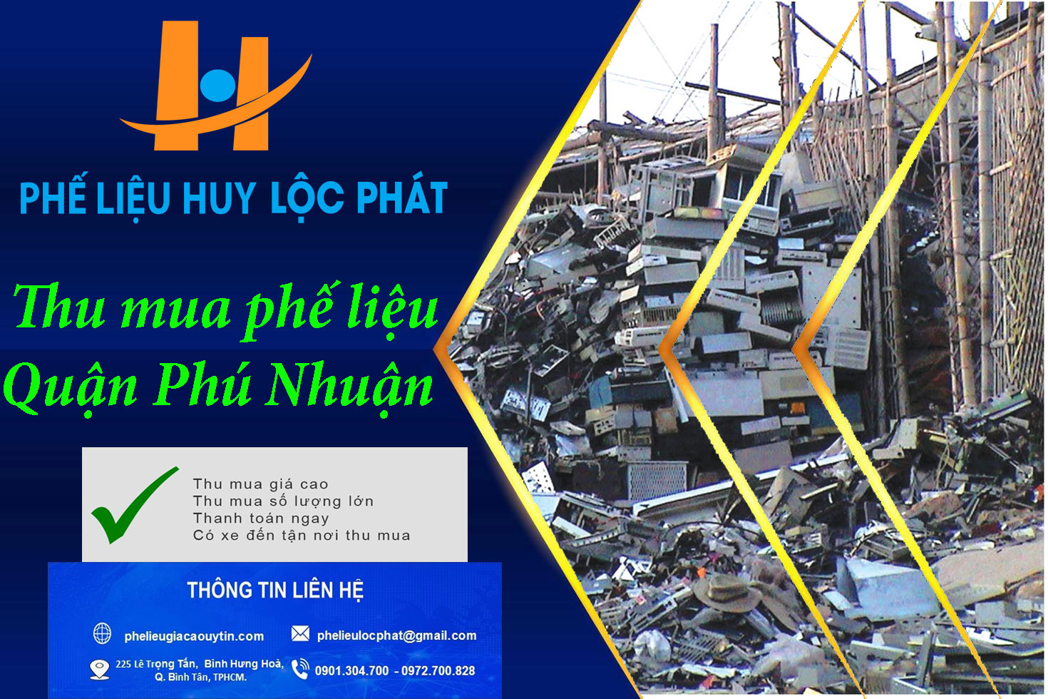 Thu mua phế liệu Quận Phú Nhuận
