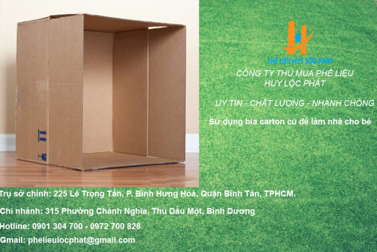 Phế Liệu Huy Lộc Phát: Cách Làm Nhà Bằng Giấy Cứng Bìa Carton Cho Bé ...